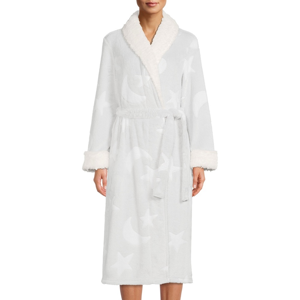 PLUSH ROBE (Moon and Stars)